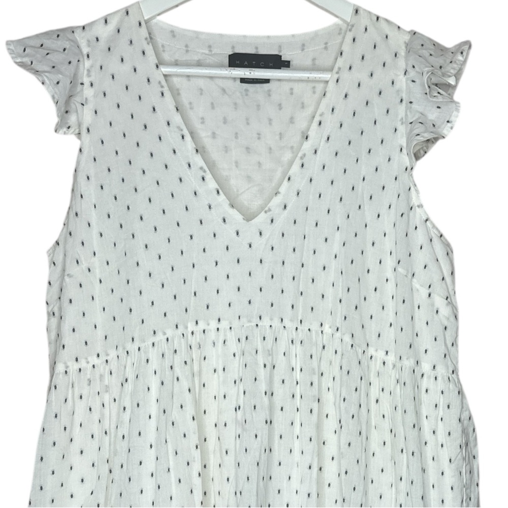 Hatch Maternity Floral Embroidered White Dress Size 1 (2-4) - Picture 2 of 13